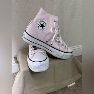 Converse Chuck Taylor High Top Sneakers in Sugar Berry Pink